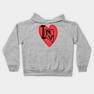 I Love Nevada I Heart Nevada Kids Hoodie